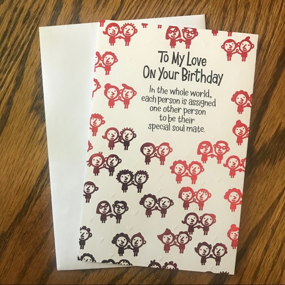 Funny Birthday Card for Soulmate xoxo